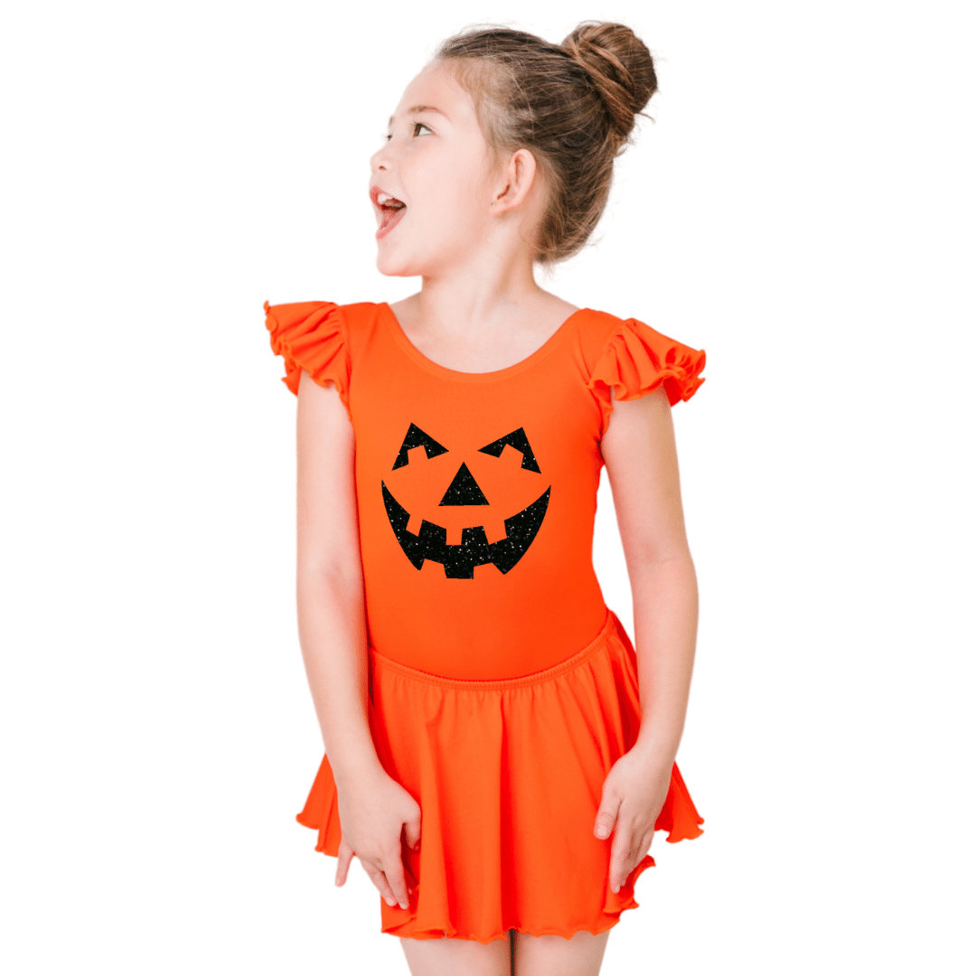 Pumpkin Leotard Costume - Orange