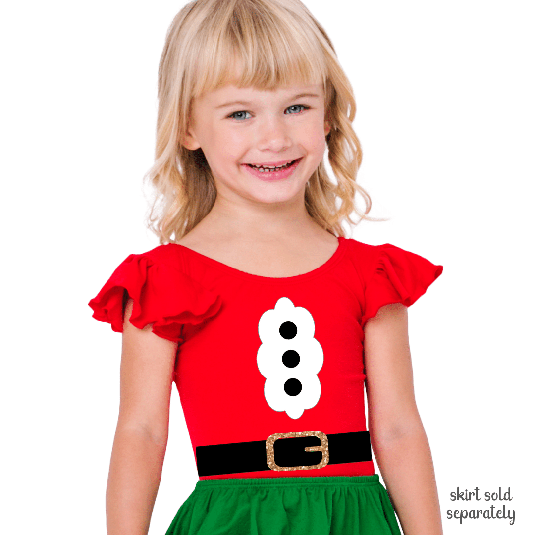 Girls Mrs.  Claus Costume
