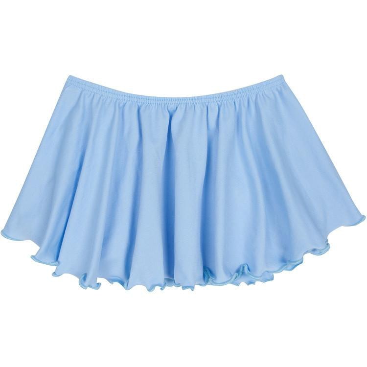 Light Blue Ruffled Dance Skirt