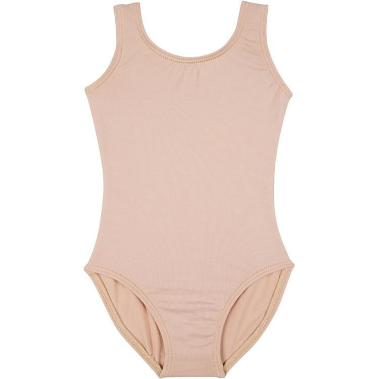 Nude/Beige Tank Leotard for Ballet and Gymnastics